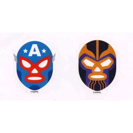 Funko Marvel Luchadores Captain America and Thanos Sticker