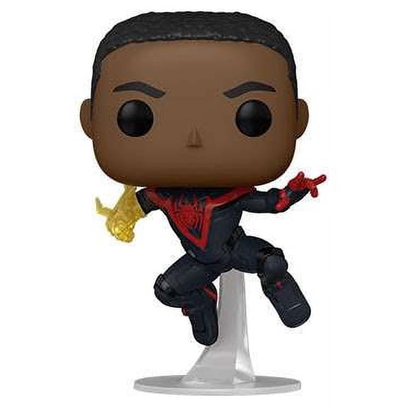 Funko Marvel POP! Games Miles Morales Vinyl Figure (Unmasked, Chase Version)