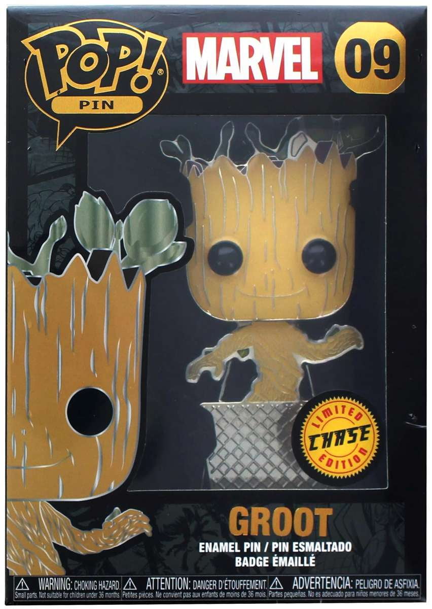 Funko Marvel POP! Pin Baby Groot Large Enamel Pin (Chase)