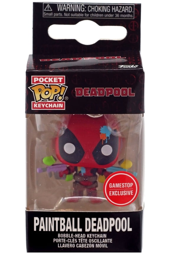 Marvel Pocket POP! Paintball Deadpool Keychain