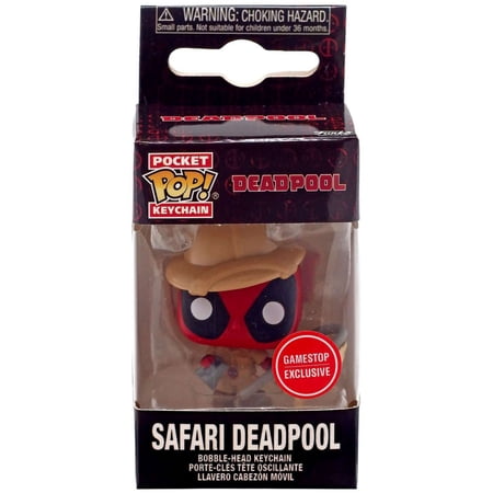 Funko Pocket Pop! Keychain: Marvel: Deadpool - Safari Deadpool Exclusive