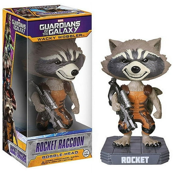 Funko Marvel Rocket Raccoon Wacky Wobbler Bobble Head