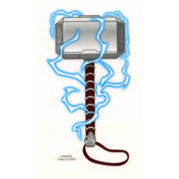 Funko Marvel Thor's Hammer Sticker (Glow-in-the-Dark)