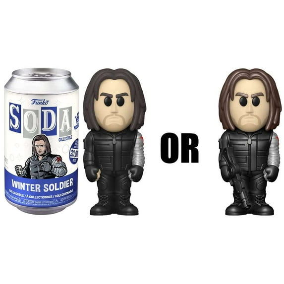 Funko Marvel Vinyl Soda Winter Soldier Figure (1 RANDOM Figure, Look For The Chase!)