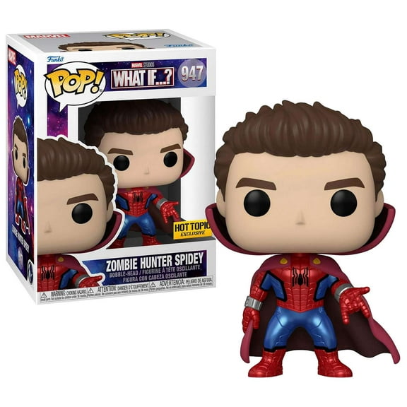Funko Marvel What If? Zombie Hunter Spidey Pop! Vinyl Collectible Bobblehead Limited Edition Exclusive