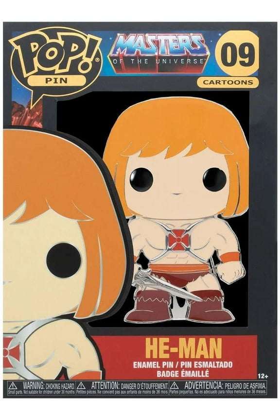 Masters of the Universe POP! He-Man Large Enamel Pin (Regular Version)