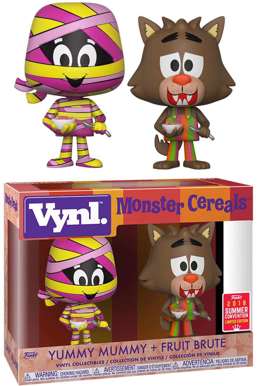 Funko Monster Cereals Vynl. Yummy Mummy Fruit Brute Vinyl Figure 2 Pack Walmart