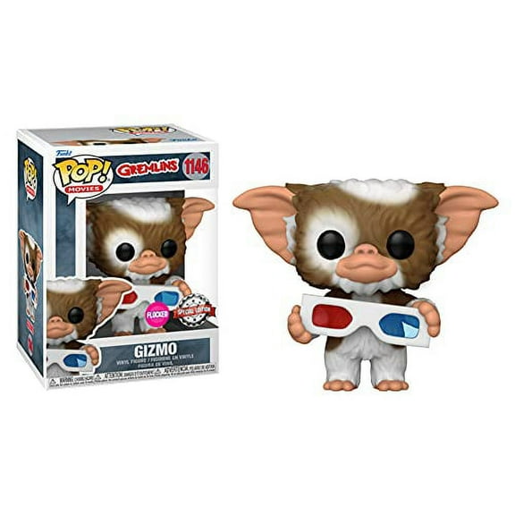 Funko Movies: Gremlins Gizmo with 3D Glasses Pop! Vinyl Collectible Toy Figure- Flocked