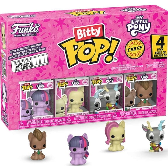 Funko My Little Pony Bitty POP! Twilight Sparkle Mini Vinyl Figure 4-Pack [Chase Version]