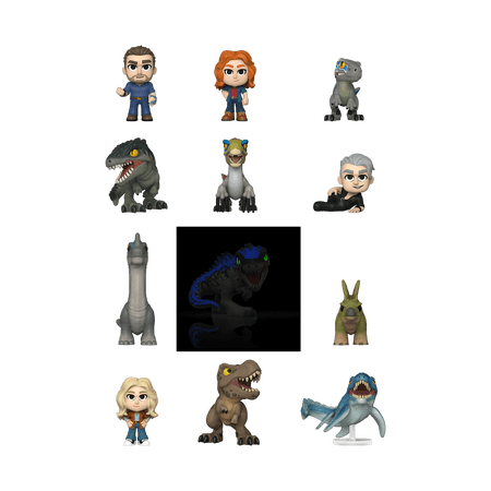 Funko Mystery Minis Jurassic World Dominion Vinyl Figures, 2.25/3.25"