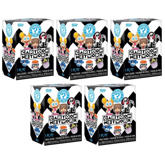 Funko Mystery Minis Vinyl Figure - Cartoon Network - BLIND BOXES [5 Pack Lot]