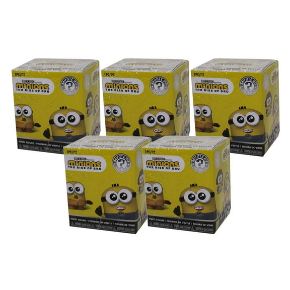 Funko Mystery Minis Vinyl Figure - Minions 2 Movie - BLIND BOXES (5 Pack Lot)