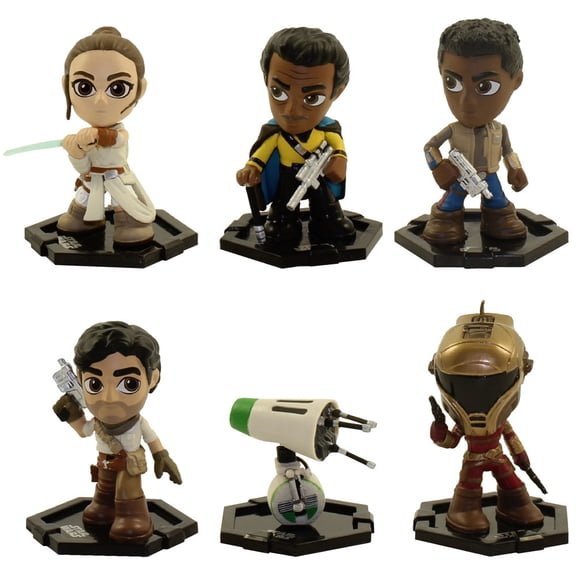 Funko Mystery Minis Vinyl Figures - Star Wars The Rise of Skywalker - SET OF 6 (Rey, Finn, Zorii +3)