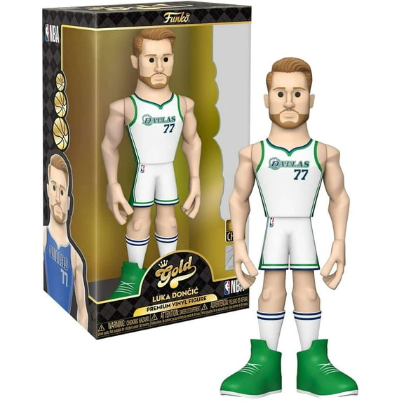Funko NBA GOLD Luka Doncic Vinyl Figure (Chase, White Uniform)
