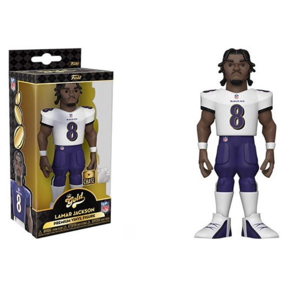 Funko NFL GOLD Lamar Jackson Vinyl Figure (Chase Version)