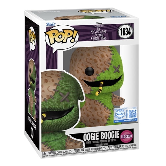 Funko OOGIE BOOGIE Flocked The Nightmare Before Christmas Vinyl Figure