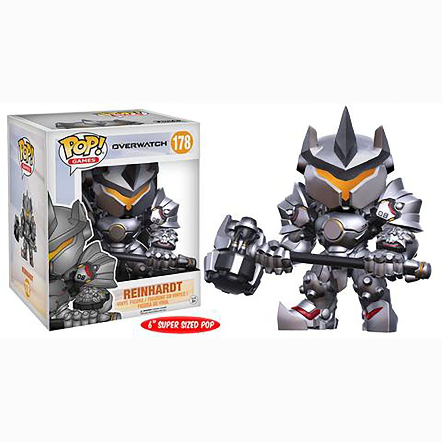 オーバーウォッチ　Funko POP! ラインハルト　ジャンク品 Funko Over Sized POP - Overwatch - Reinhardt 6