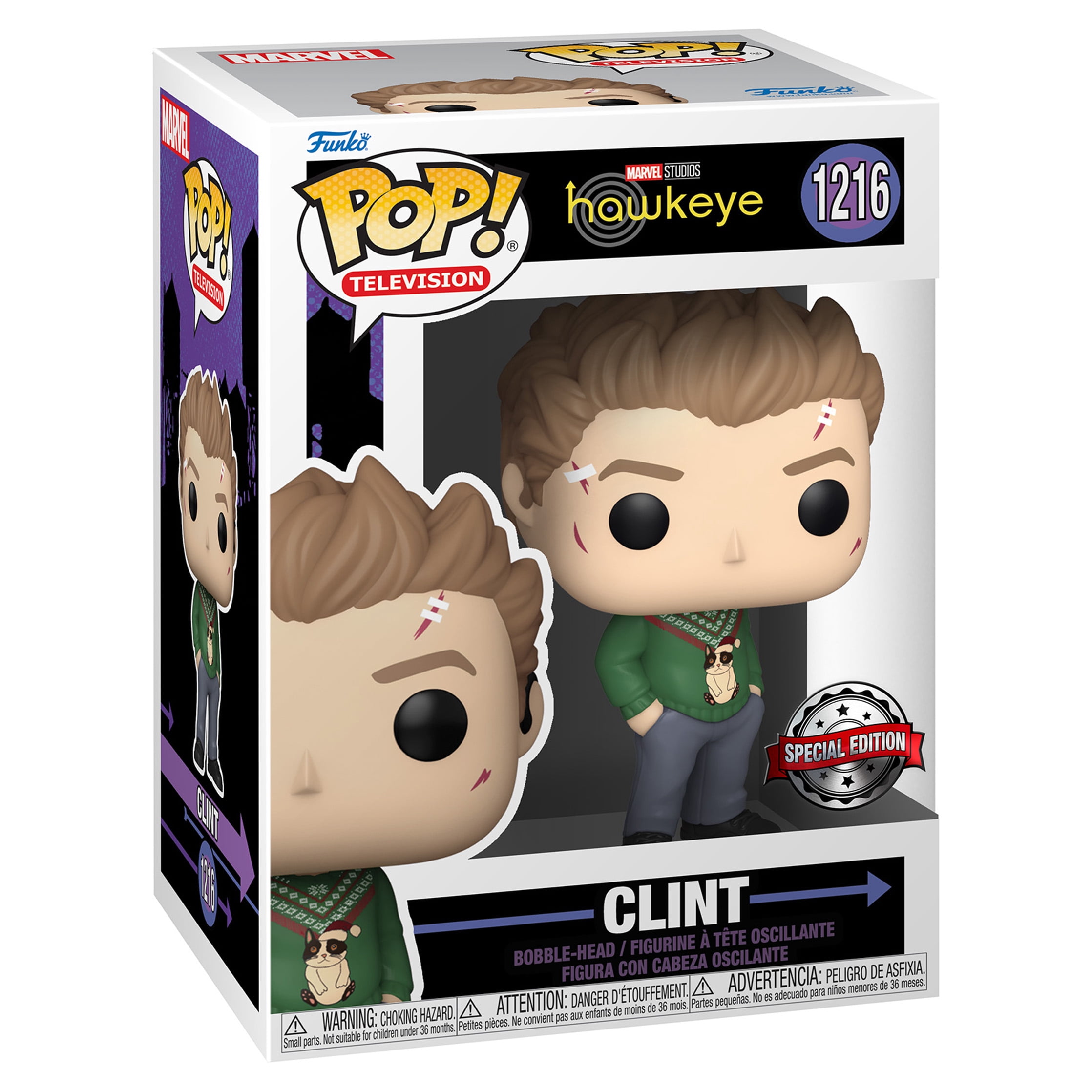 Funko POP! #1216 Hawkeye - Clint Barton Christmas Sweater Pop! Vinyl -  Target Exclusive - Walmart.com