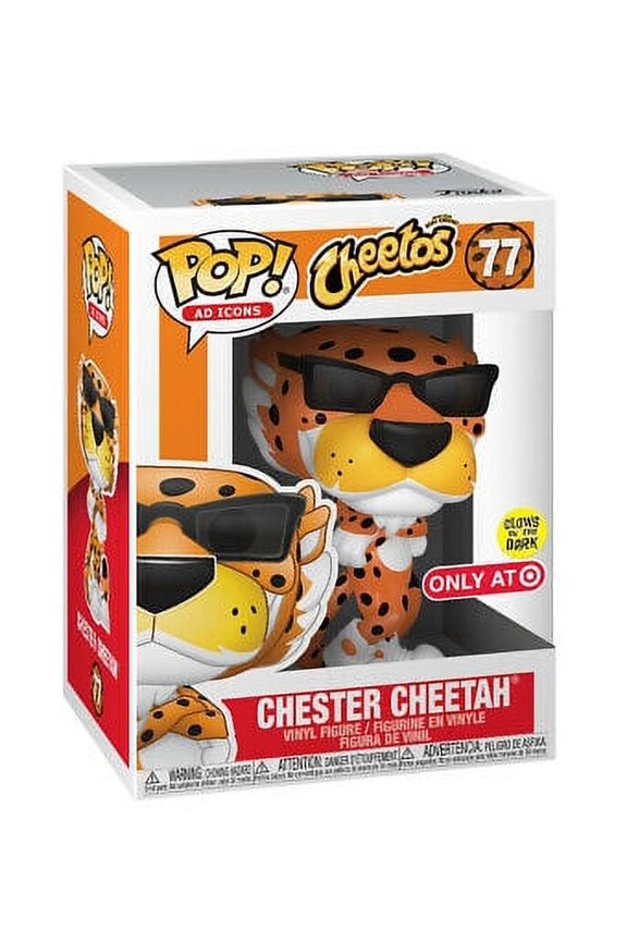 POP Ad Icons Cheetos Chester Cheetah Glow-in-The-Dark 77 Vinyl Figure