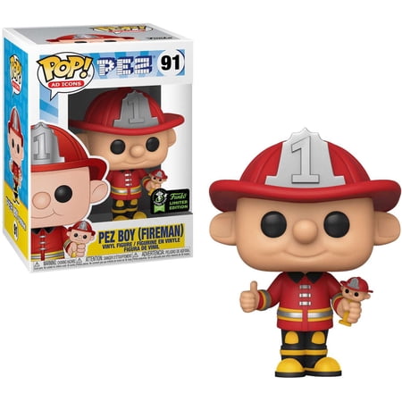 Funko POP Ad Icons Pez Pez Boy Fireman 91 Vinyl Figure