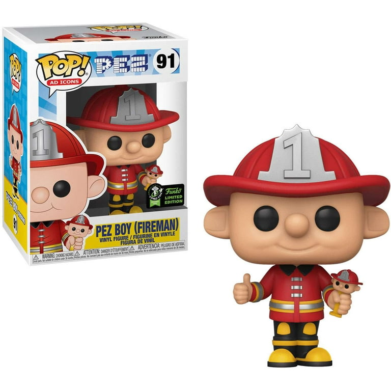 Funko POP! Ad Icons Pez Boy Vinyl Figure (Fireman) - Walmart.com