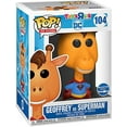 thumbnail image 1 of Pop Ad Icons DC Comics 3.75 Inch Action Figure Toys R Us Exclusive - Geoffrey as Superman #104, 1 of 6