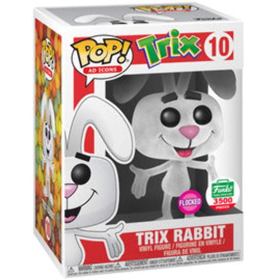 Collectible Funko POP! Ad Icons: Trix Rabbit (Flocked)(Funko 3500 PCS ...