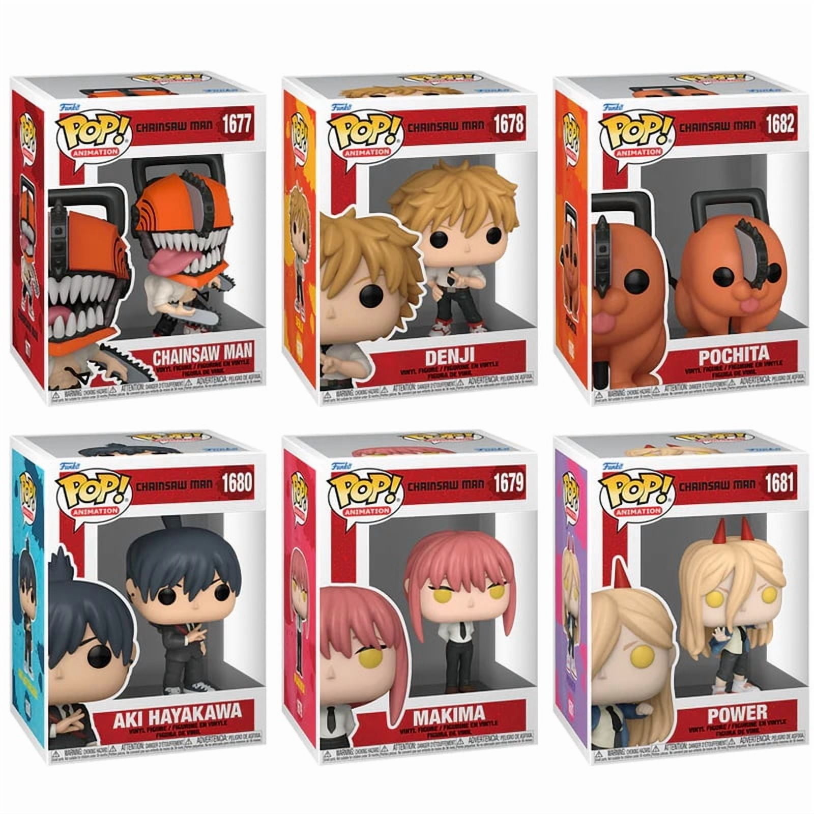 Funko POP! Animation Chainsaw Man Vinyl Figures - SET OF 6