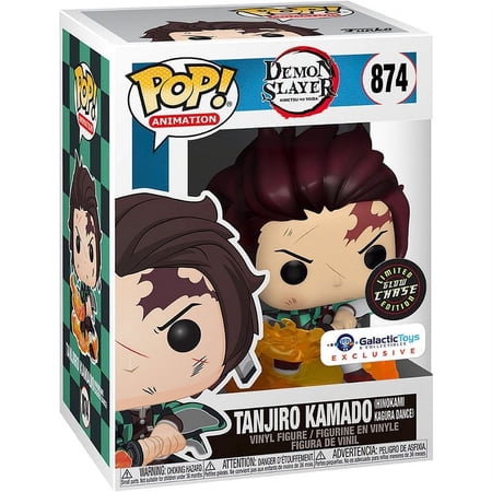 Funko POP! Animation Demon Slayer CHASE Tanjiro Kamado #874 [Glow] Exclusive