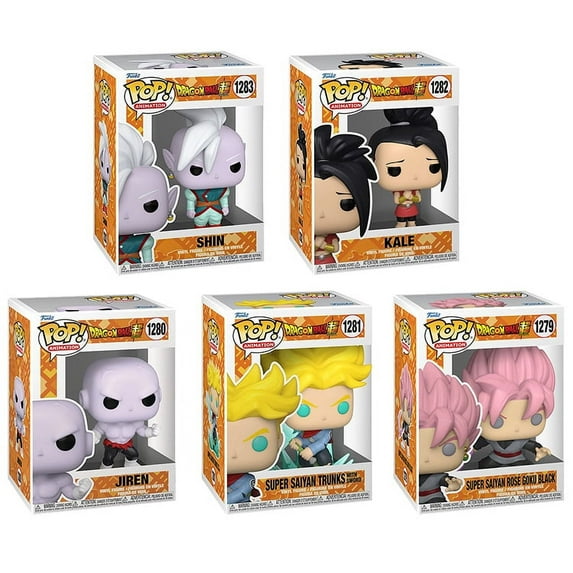 Funko Pop! Animation Dragon Ball Vinyl Figure, Multicolor, 5 Pack