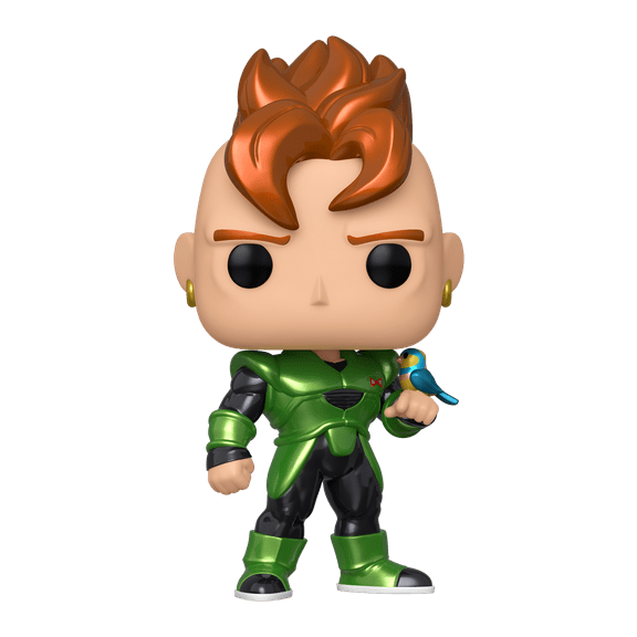Funko POP! Animation: Dragon Ball Z S7 - Android 16 (Metallic) - Walmart Exclusive