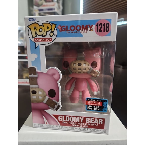 Gloomy Bear with Mask (Flocked)