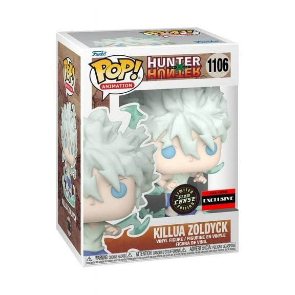 Funko POP! Animation Hunter X Hunter CHASE Killua Zoldyck #1106 GITD Special Edition Sticker