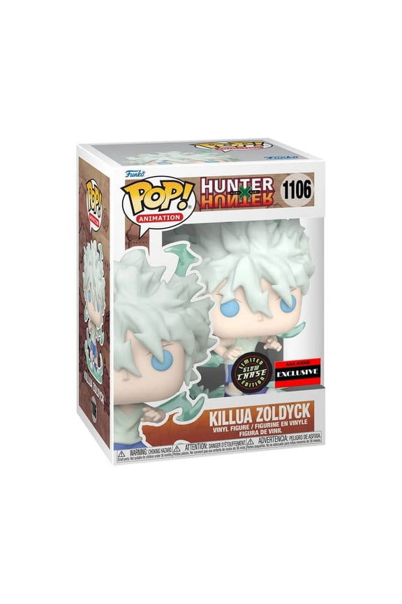 POP! Animation Hunter X Hunter CHASE Killua Zoldyck #1106 GITD Special Edition Sticker