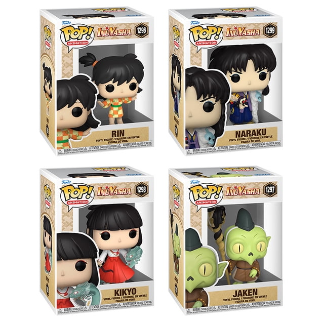 Funko Pop Rin Funko POP! Animation - Inuyasha S2 Vinyl Figures - SET OF 4 (Jaken ...