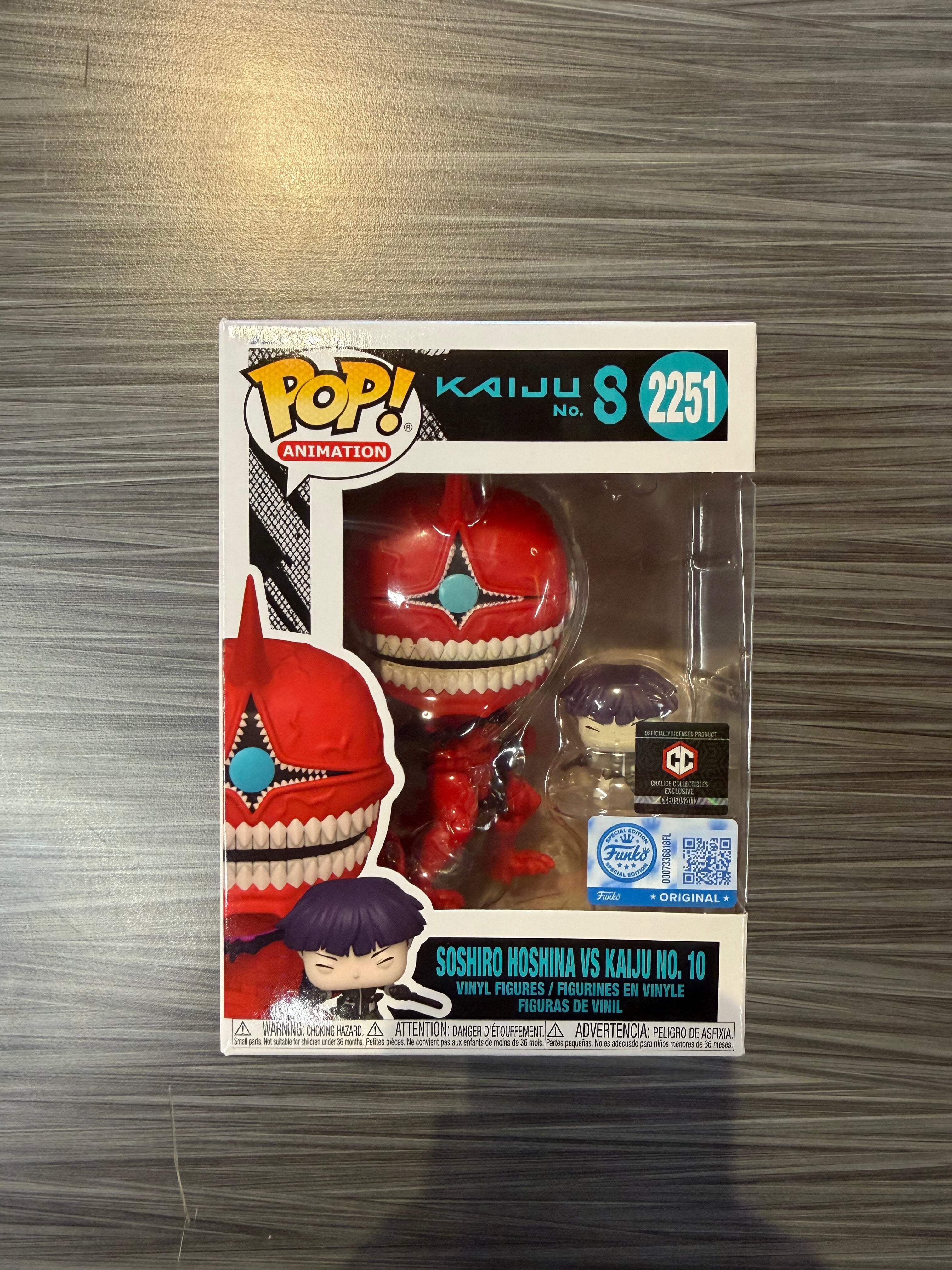 Collectible Funko POP! Animation: Kaiju No. 8 - Soshiro Hoshina VS ...