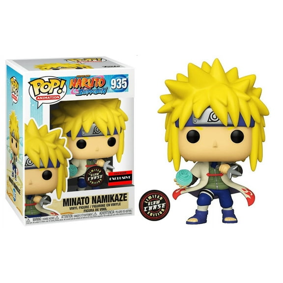 Funko POP! Animation Naruto Shippuden CHASE Minato Namikaze #935 [Glows in the Dark] Exclusive