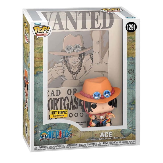 Funko POP! Animation: One Piece - Ace [Wanted Poster] (Hot Topic ...