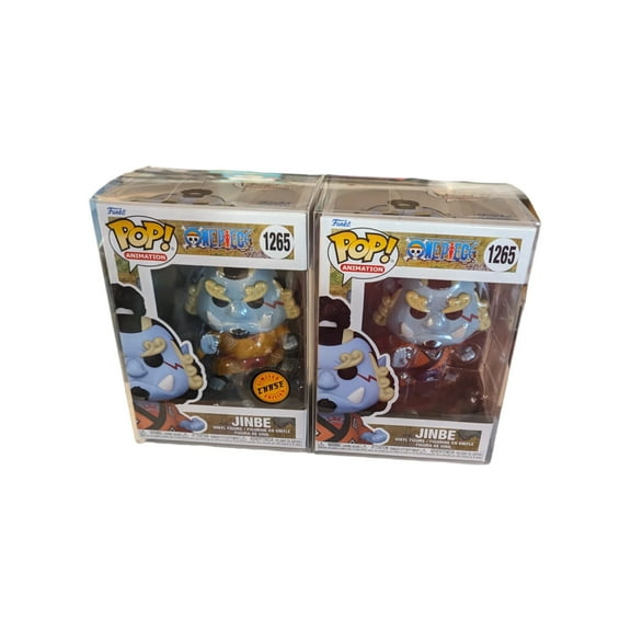 Funko POP! Animation-One Piece-Jinbe # 1265 Common Chase Bundle