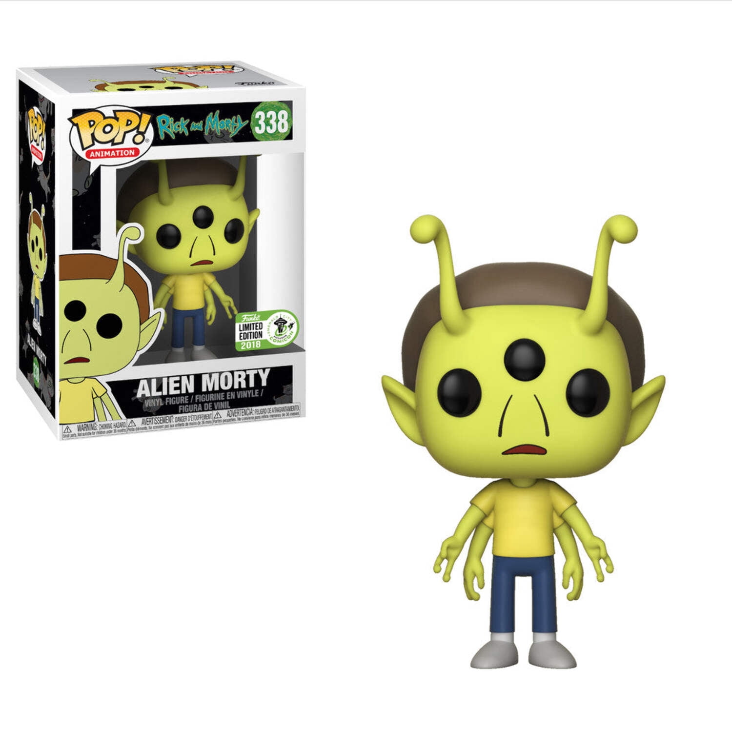 Collectible Funko POP! Animation: Rick And Morty - Alien Morty (2018 ...