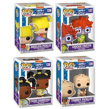 Funko POP! Animation - Rugrats S2 Vinyl Figures - SET OF 4 (Tommy, Chuckie, Angelica & Susie)