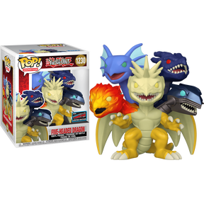 Funko POP! Animation Yu-Gi-Oh! Five Headed Dragon #1230 6" Limited Edition 2022 NYCC Exclusive Sticker