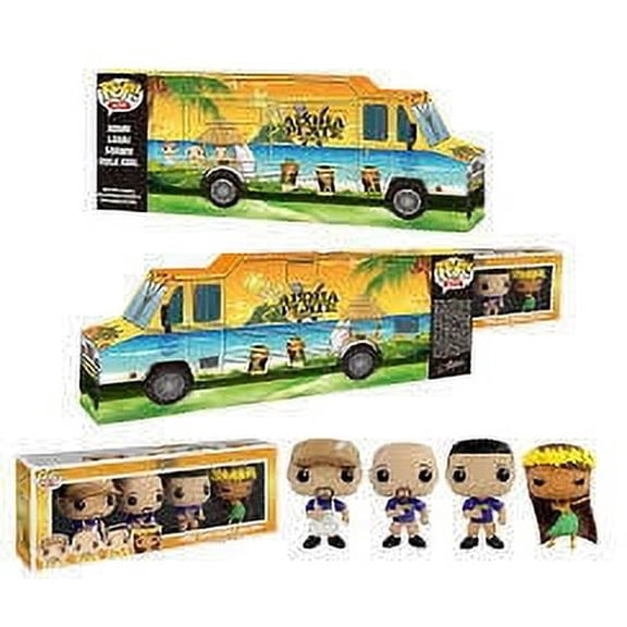 Funko POP! Asia Aloha Plate Truck Adam, Lanai, Shawn & Hula Girl SDCC Exclusive