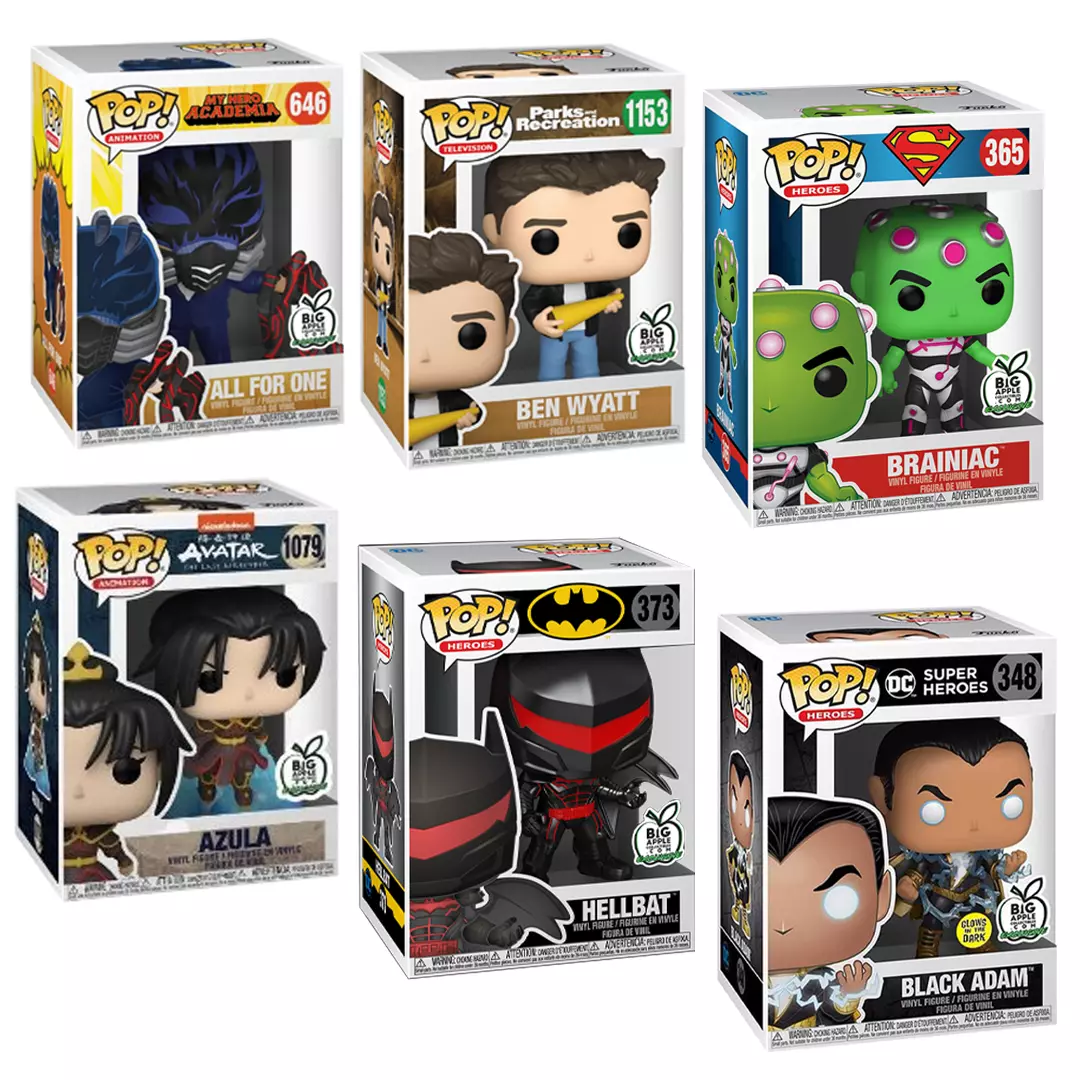 Funko POP Big Apple Collectibles Bundle (6 pop)