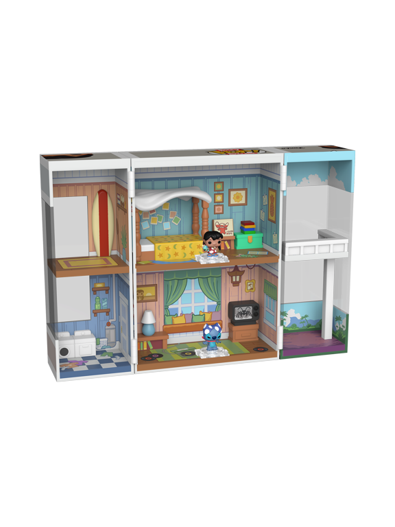 Bitty POP! Box: Lilo & Stitch - Lilo's Home with Superhero Stitch and Lilo with Scrump Collectible Vinyl Mini-Figure