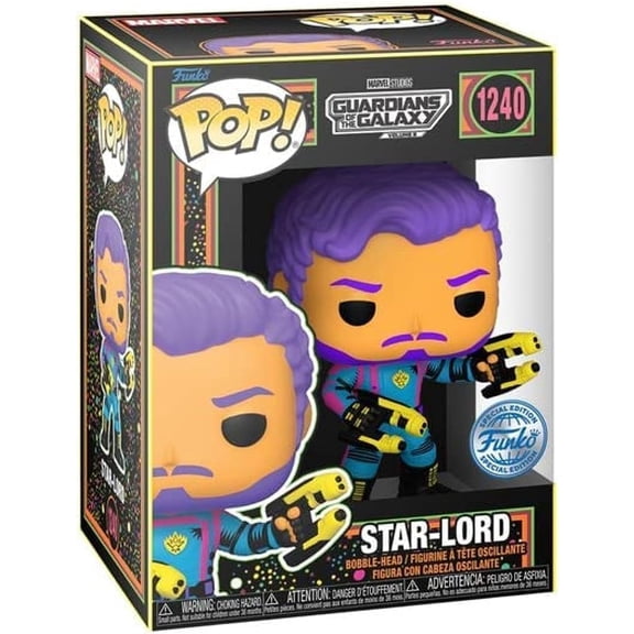 Funko POP! Blacklight Star-Lord Marvel Guardians of The Galaxy Vol. 3 Exclusive