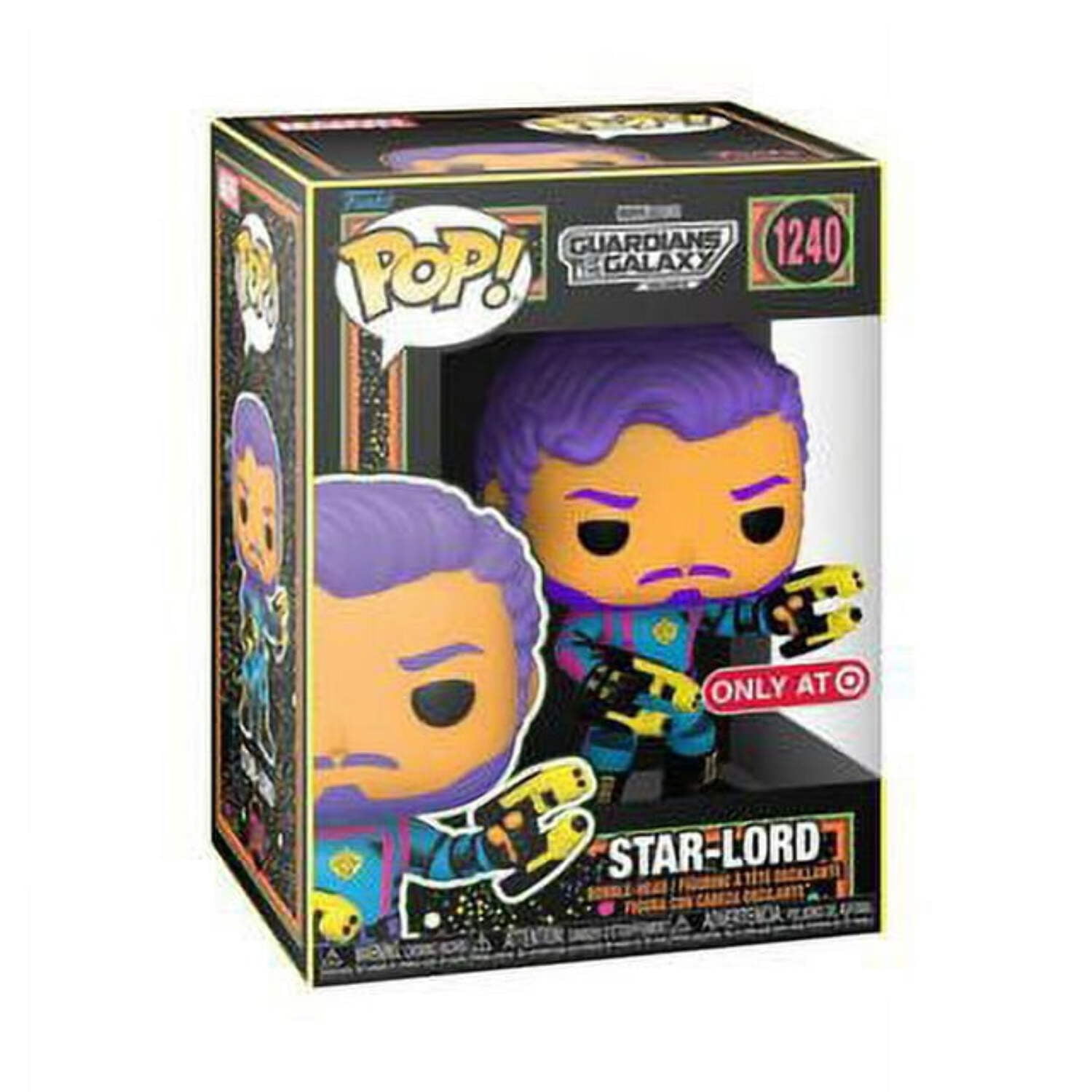 Funko POP! Blacklight Star-Lord Marvel Guardians of The Galaxy Vol