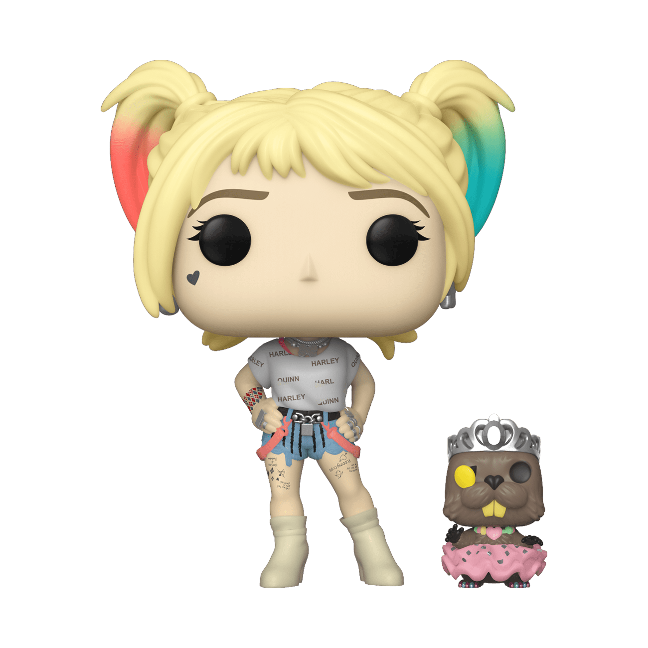 グランドセール 漫画 Funko w/Beaver Quinn Harley - Prey of Birds Buddy: & POP! フィギュア・コレクタードール