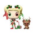 thumbnail image 1 of Funko POP! & Buddy:DC Holiday - Harley Quinn with Helper, 1 of 2