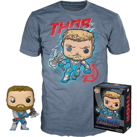 Funko POP! Collectors Box: Avengers Endgame Thor POP & T-Shirt Set Size 3X - Exclusive